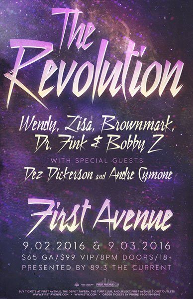 The Revolution reunite for two tribute shows