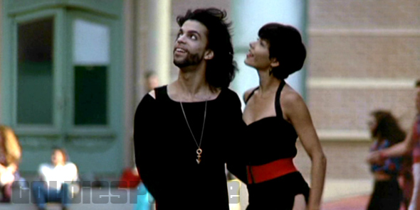 Prince and Ingrid Chavez in Graffiti Bridge (1990)