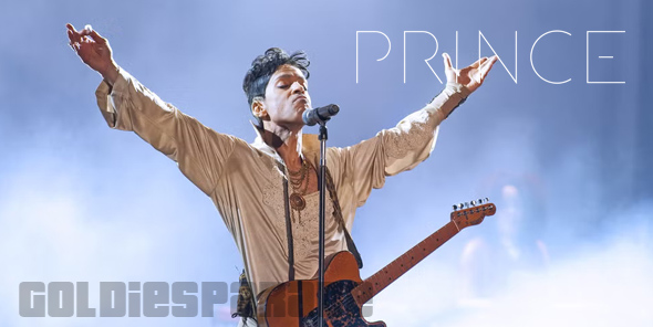 Prince on stage at the Hop Farm Festival 2011.